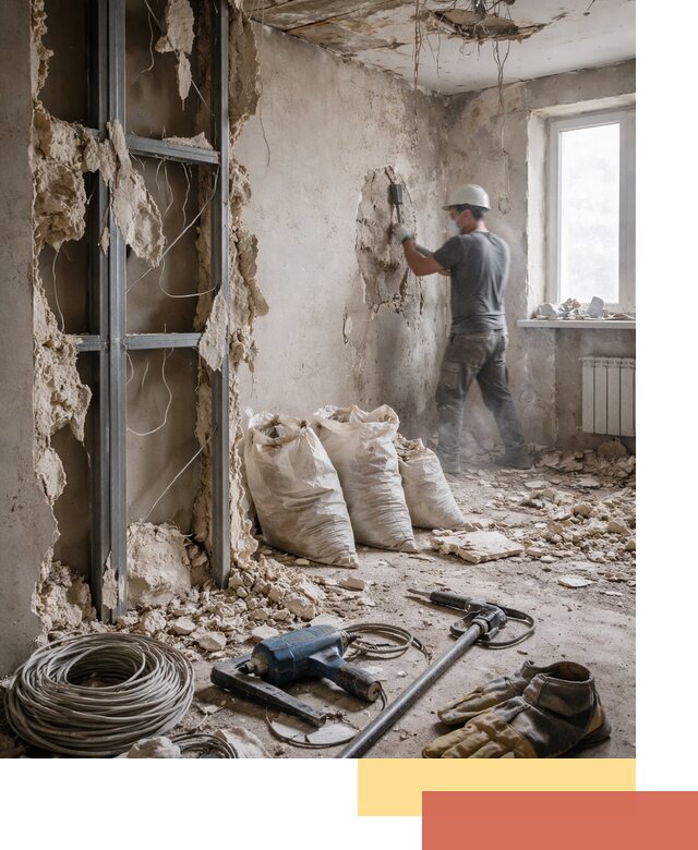 Профессиональный демонтаж зданий и конструкций в Гусь-Хрустальном