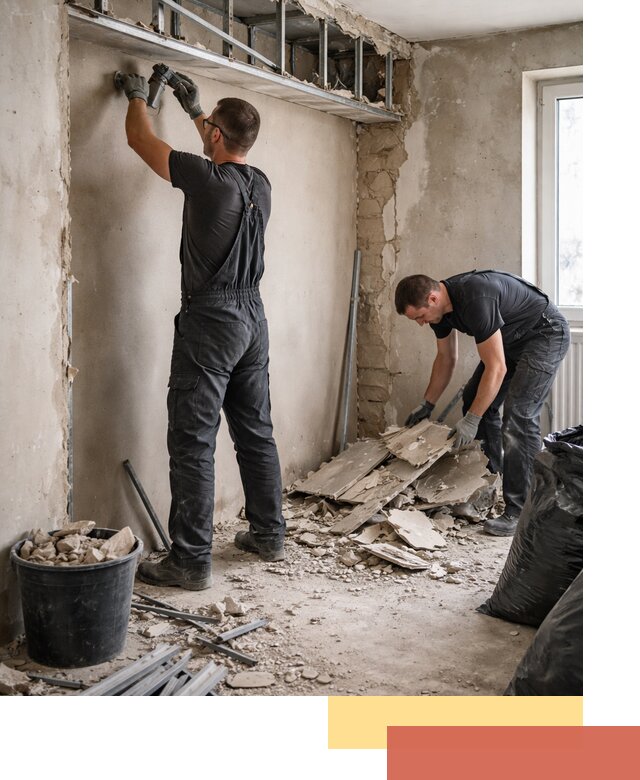 Демонтаж короба из гипсокартона в Гусь-Хрустальном быстро и аккуратно