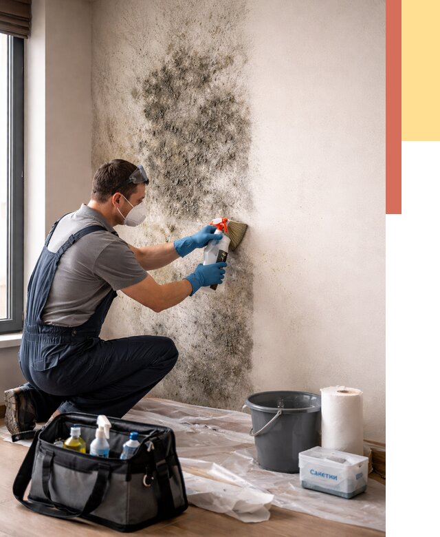Удаление плесени со стен в Гусь-Хрустальном от 2300 руб. — быстро и недорого | ОТДЕЛОЧНИК-Гсь