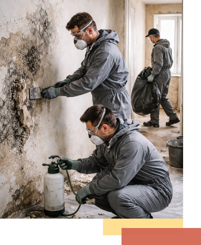 Удаление плесени со стен профессионально в Гусь-Хрустальном