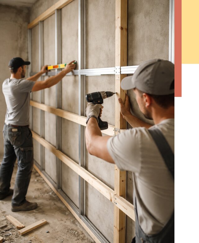 Устройство обрешетки под панели в Гусь-Хрустальном от 2247 руб. — монтаж под ключ | ОТДЕЛОЧНИК-Гсь