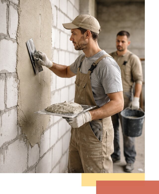 Штукатурка стен из газобетона в Гусь-Хрустальном под ключ