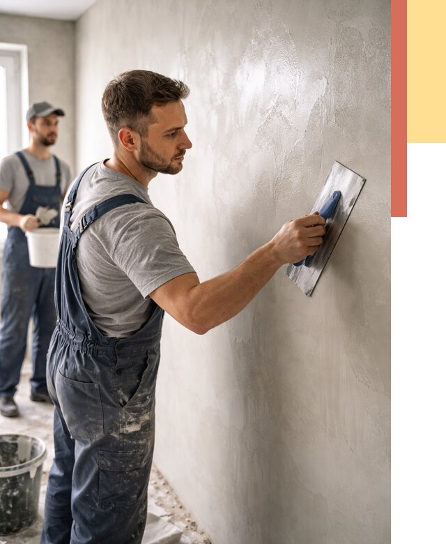 Глянцевание штукатурки стен в Гусь-Хрустальном от 8024 руб. — услуги и затирка | ОТДЕЛОЧНИК-Гсь