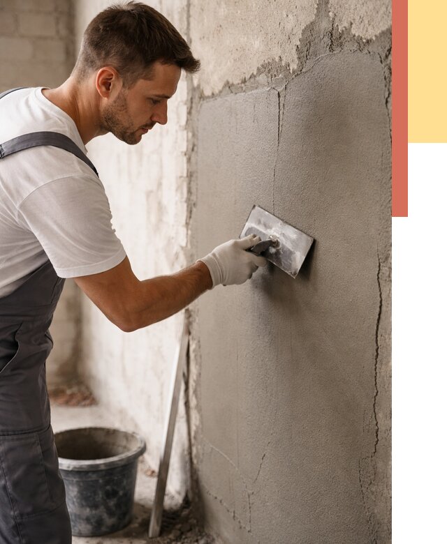 Штукатурка стен под плитку в Гусь-Хрустальном от 4493 руб./м2 — выравнивание под плитку | ОТДЕЛОЧНИК-Гсь