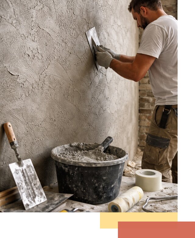 Декоративная штукатурка лофт в Гусь-Хрустальном — отделка стен и потолков