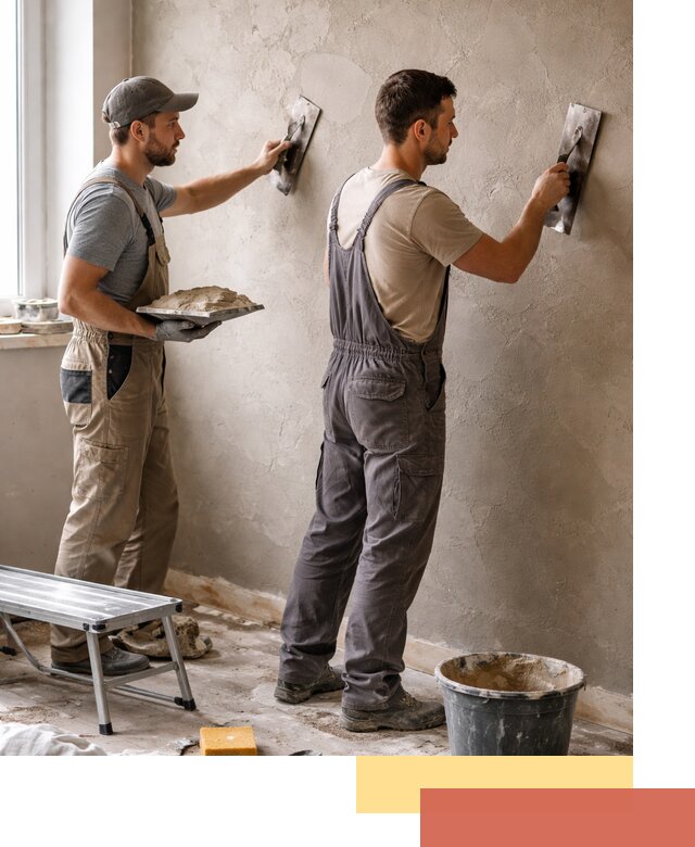 Ремонт декоративной штукатурки и восстановление фактуры в Гусь-Хрустальном