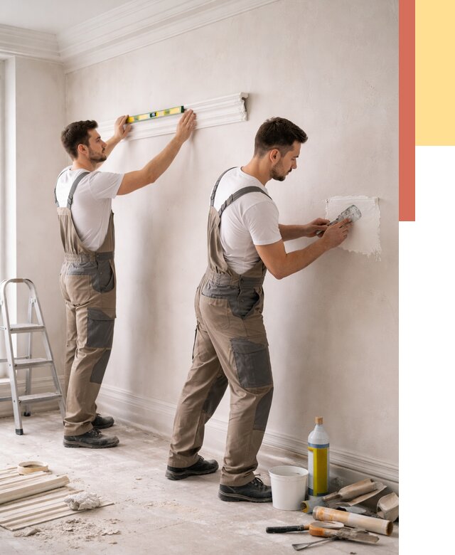 Монтаж лепнины на стены в Гусь-Хрустальном от 4814 руб. — недорого, быстро | ОТДЕЛОЧНИК-Гсь