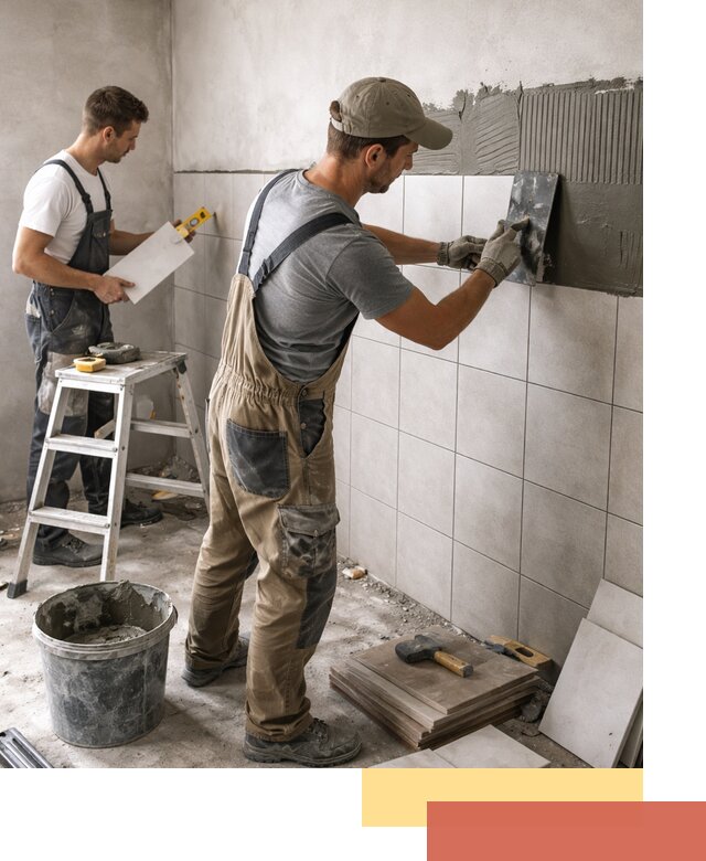 Укладка плитки на стены в Гусь-Хрустальном профессионально и надежно