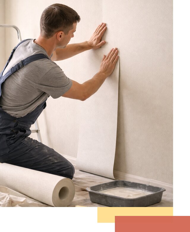 Поклейка флизелиновых обоев в Гусь-Хрустальном качественно и быстро