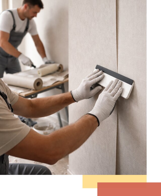 Поклейка обоев под покраску в Гусь-Хрустальном профессионально и быстро