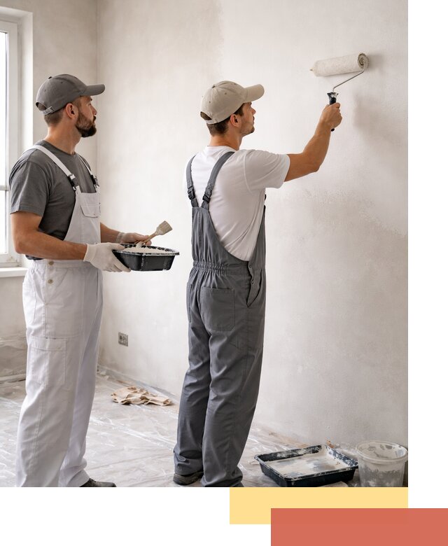 Покраска стен водоэмульсионной краской в Гусь-Хрустальном