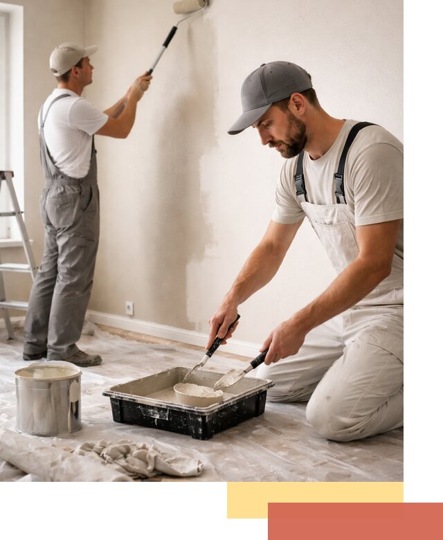 Покраска стен в квартире в Гусь-Хрустальном — профессионально и аккуратно