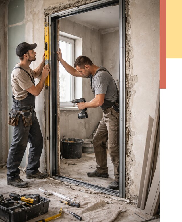 Закладка дверного проема в Гусь-Хрустальном от 3744 руб. — быстро и недорого | ОТДЕЛОЧНИК-Гсь