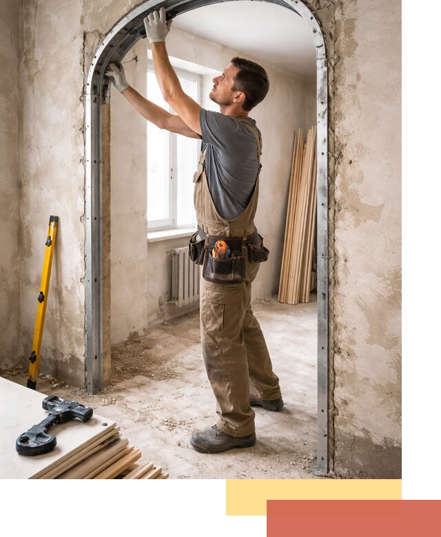 Устройство арочного проема в Гусь-Хрустальном под ключ