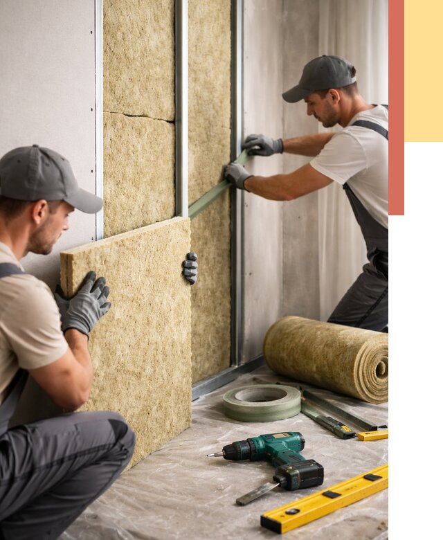 Шумоизоляция стен в Гусь-Хрустальном под ключ от 1979 руб. | ОТДЕЛОЧНИК-Гсь