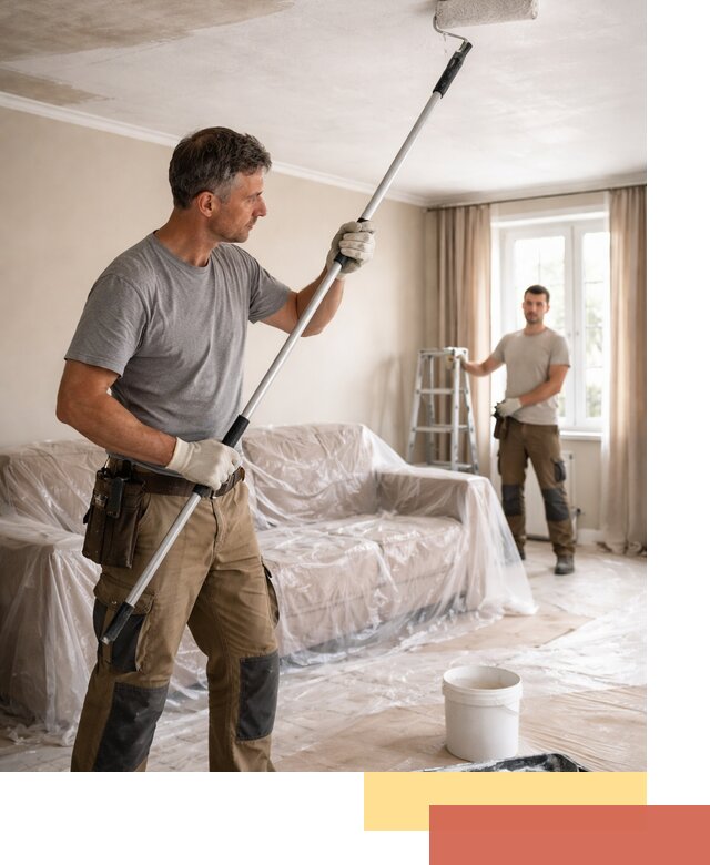 Грунтовка потолка в Гусь-Хрустальном — подготовка под покраску и отделку