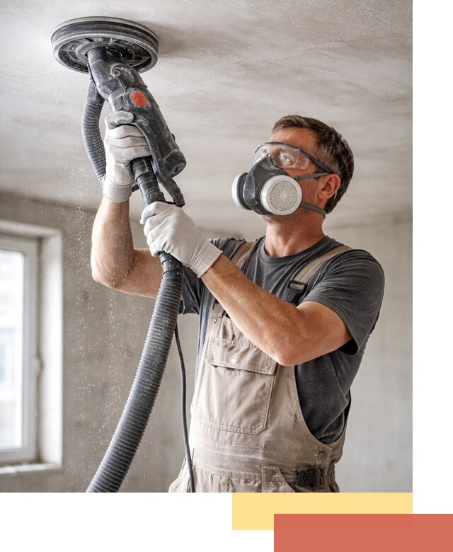 Шлифовка потолка в Гусь-Хрустальном — качественная подготовка под отделку