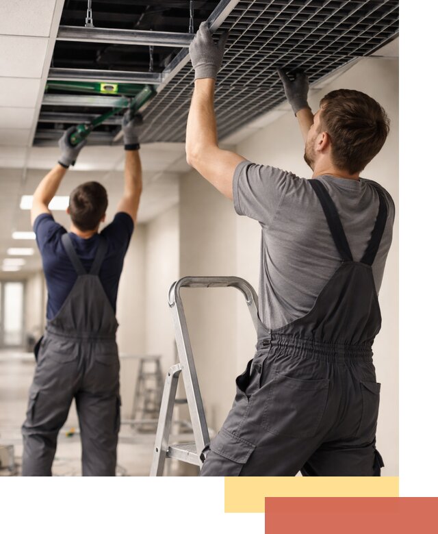 Монтаж потолка Грильято в Гусь-Хрустальном: установка под ключ качественно