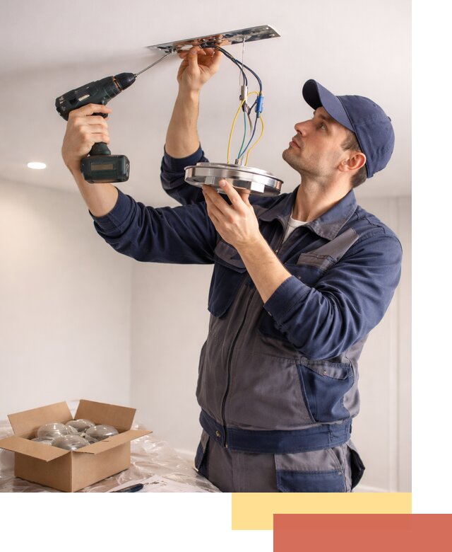 Установка люстры в натяжной потолок в Гусь-Хрустальном