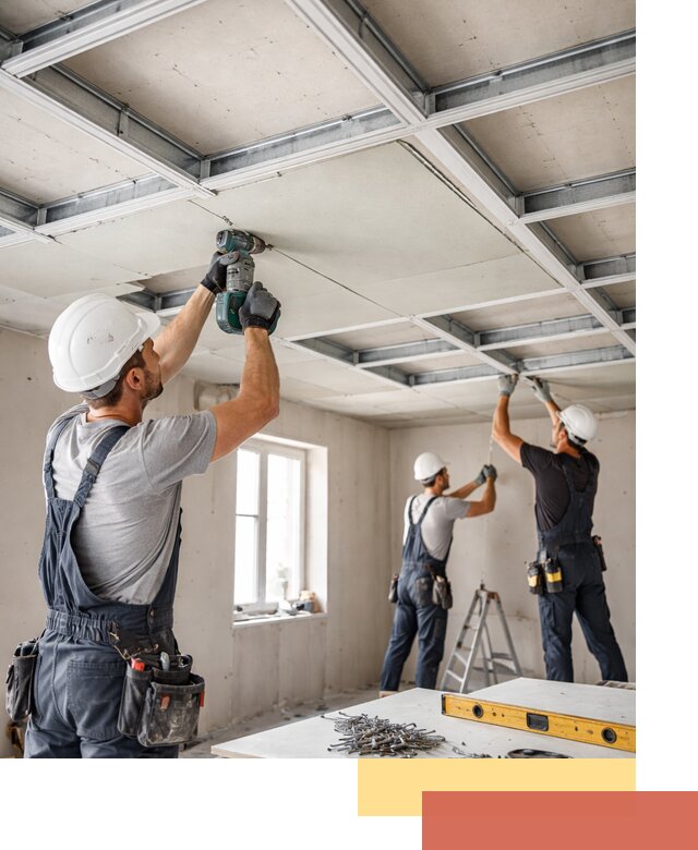 Кессонный потолок из гипсокартона под ключ в Гусь-Хрустальном