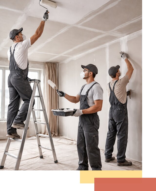 Покраска потолка из гипсокартона в Гусь-Хрустальном качественно и недорого