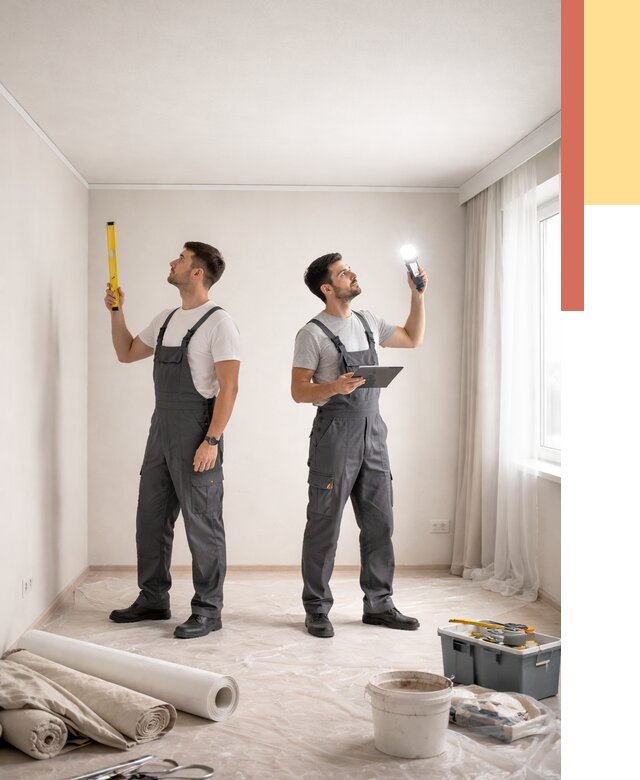 Отделка потолка в Гусь-Хрустальном недорого от 802 руб/м2 | Услуги ОТДЕЛОЧНИК-Гсь