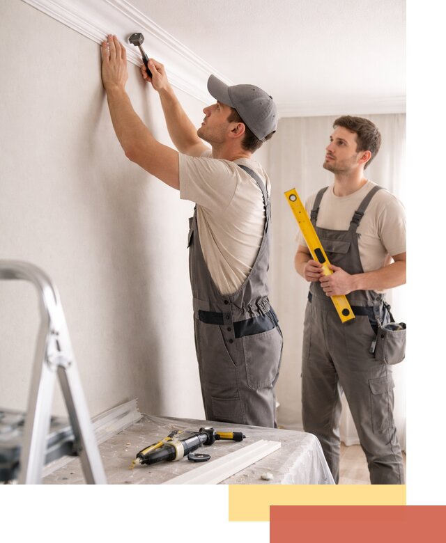 Монтаж потолочного плинтуса в Гусь-Хрустальном качественно и быстро