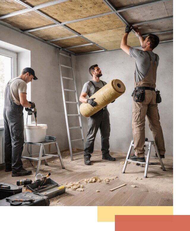 Шумоизоляция потолка в Гусь-Хрустальном: профессиональный монтаж и отделка