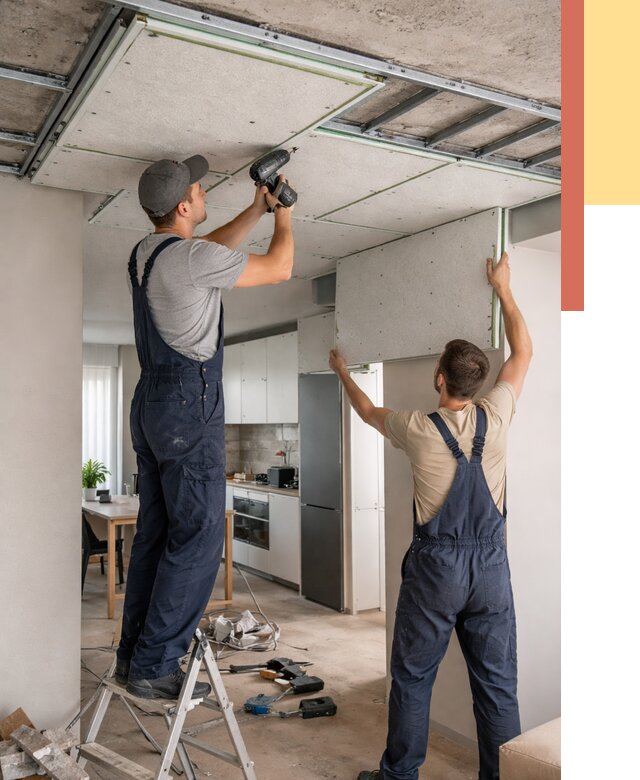 Шумоизоляция потолка панелями зипс в Гусь-Хрустальном от 1979 руб. под ключ | ОТДЕЛОЧНИК-Гсь